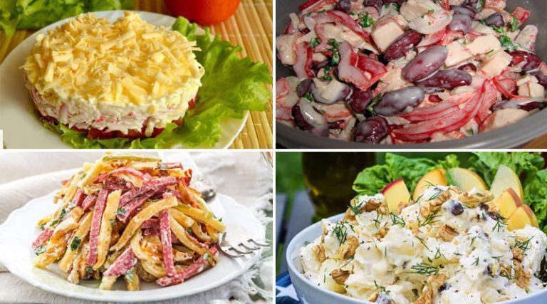 Отличная подборка из 10 вкусных и простых в приготовлении салатов
