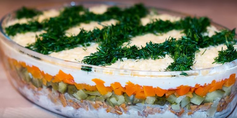 Простой и вкусный салат «Заботливая жена»