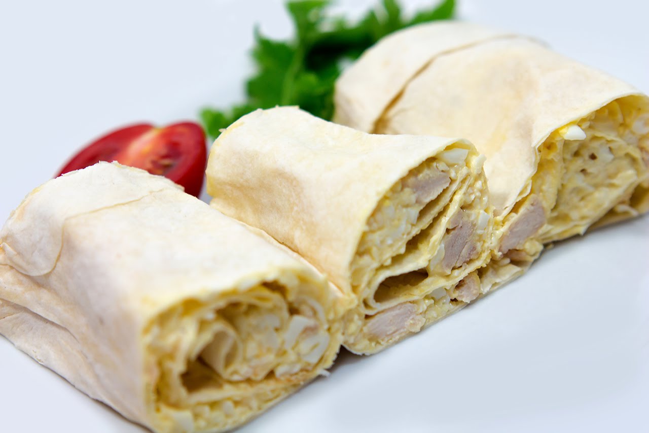 Лаваши С Начинкой Курицы Фото