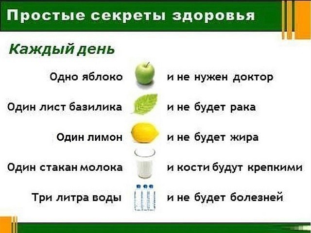 33 простых совета для укрепления здоровья. Делайте каждый день, и результат не заставит себя ждать!