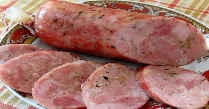 Лучший рецепт вкуснейшей домашней рубленой колбасы! На магазинную теперь даже не смотрю!