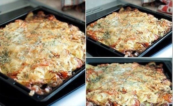 Слоеная картошка «На все случаи жизни»
