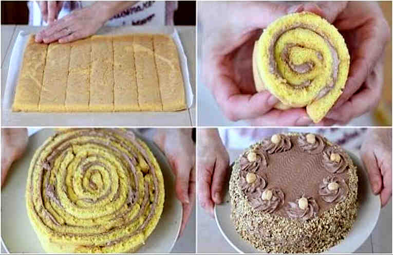 “Итальянский орех”. Очень вкусный и необычный бисквитный торт!
