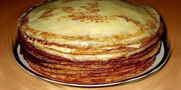Мамины тонкие блины на молоке