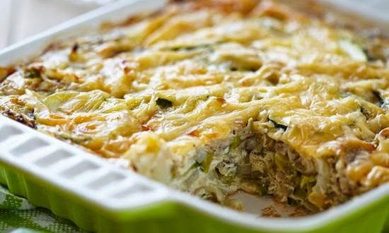 Полезный ужин — Капустная запеканка с мясом