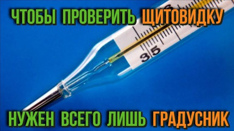 Проверьте щитовидную железу. Всё, что вам нужно, — только термометр!