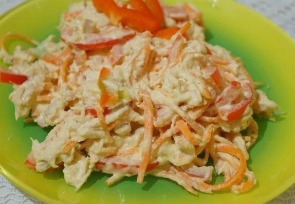 Салат с морковью по-корейски