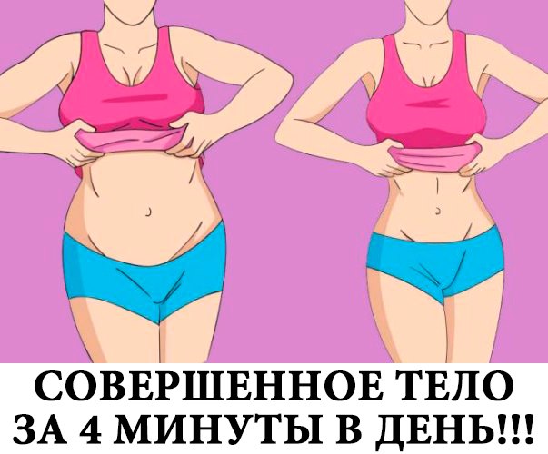 Совершенное тело! Одно упражнение, 4 минуты, 28 дней — и прекрасный результат!