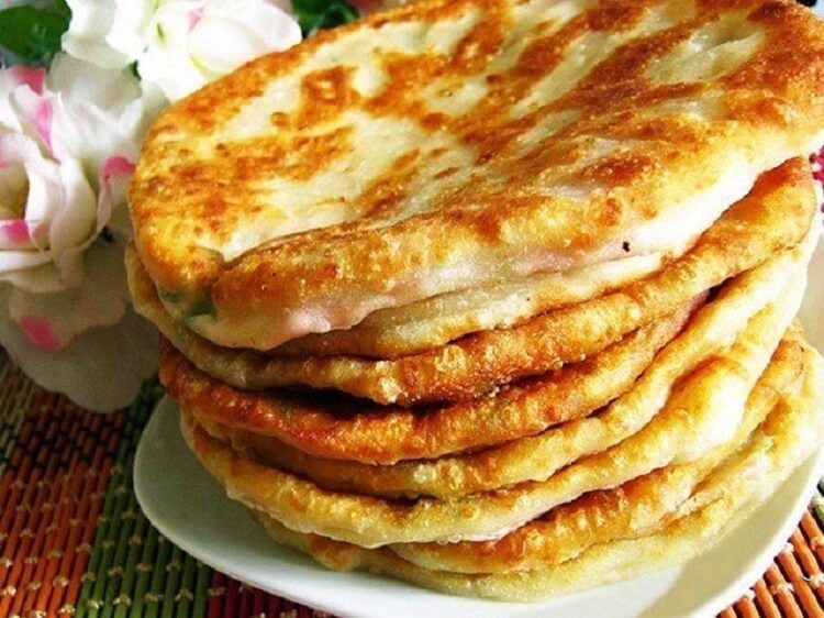 Сырные лепешки на кефире в сковороде!