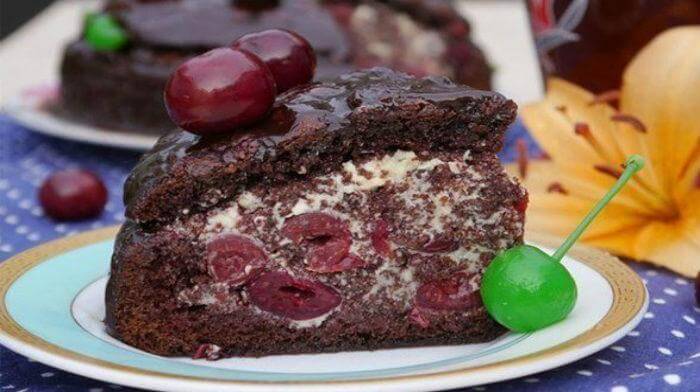 Торт «Пьяная вишня». Вкуснятина!