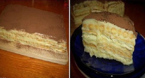 Торт А-ля тирамису очень вкусно