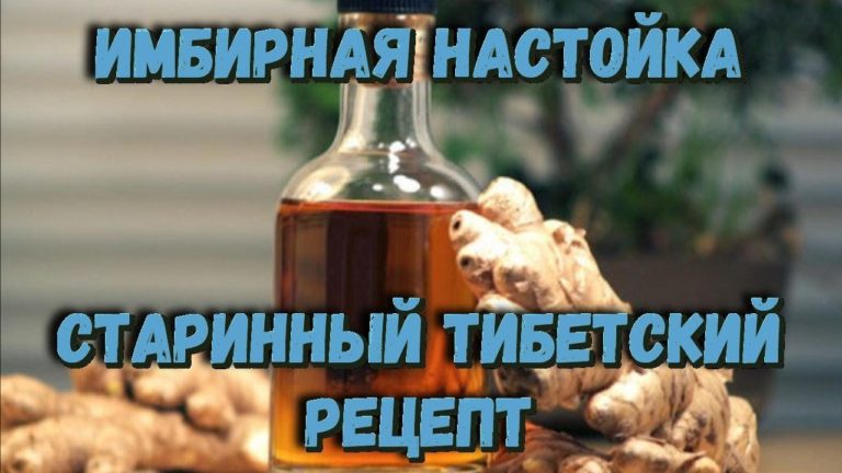 ИМБИРНАЯ НАСТОЙКА — СТАРИННЫЙ ТИБЕТСКИЙ РЕЦЕПТ