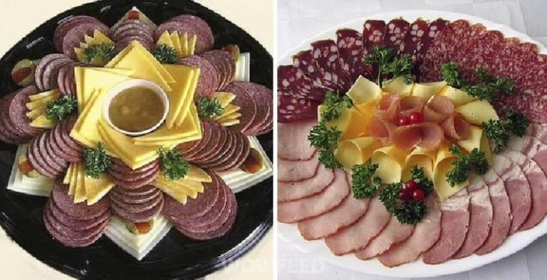20 шикарных вариантов, как оформить мясную нарезку