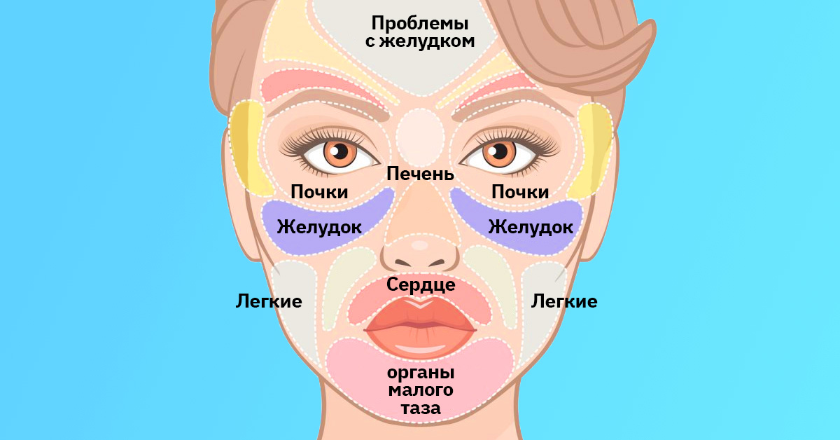 Где Находится Т Зона На Лице Фото
