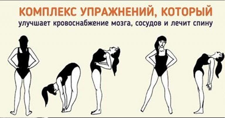 Эти простые упражнения улучшают кровоснабжение мозга, выпрямляют позвоночник, освобождает сосуды от зажимов