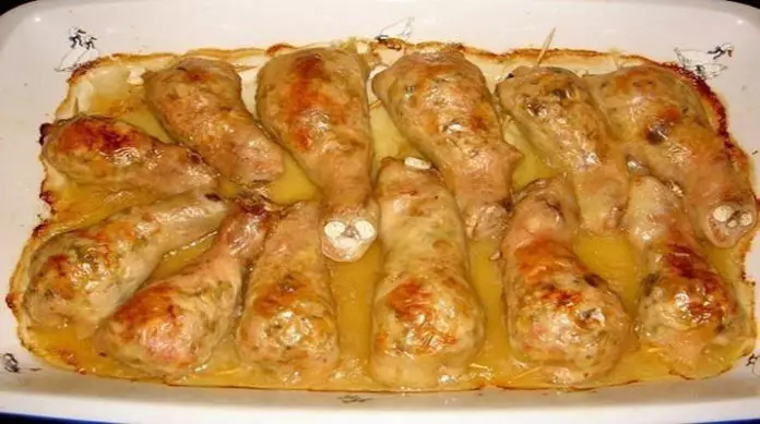 Рецепт фаршированных куриных ножек!