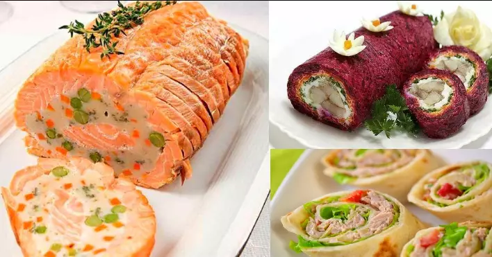 Подборка вкуснейших закусочных рулетов для новогоднего стола!
