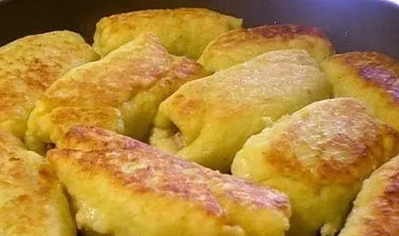 Картофельные рулетики с мясом