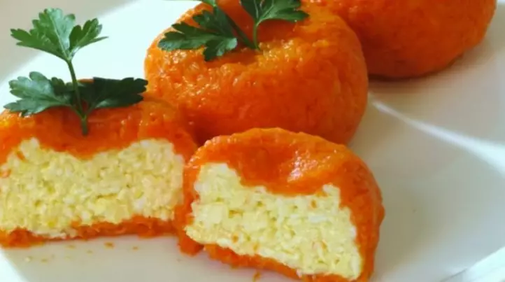Острая сырная закуска «Мандаринки»