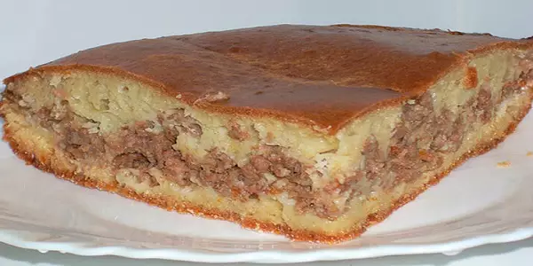 Пирог с мясом «Легче не бывает»!