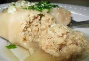 Голубцы с рыбным фаршем