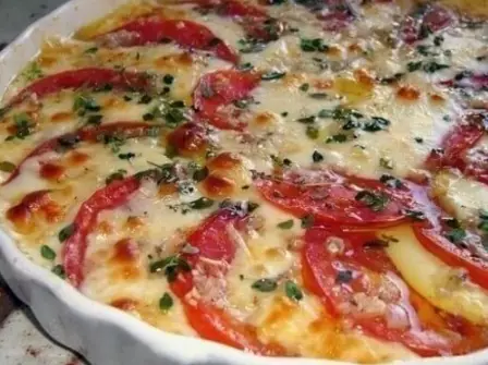 Закуска «Помидоры с сыром»