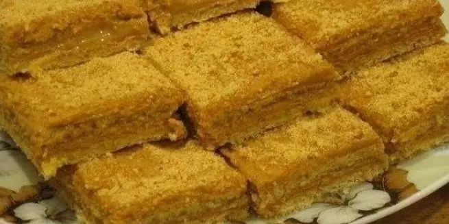 Медово-апельсиновые пирожные со сгущенкой
