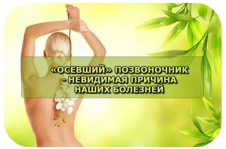 «Осевший» позвоночник — невидимая причина наших болезней